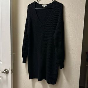 American Eagle Medium Sweater Dress - Black